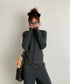 Side Line V-neck Dress